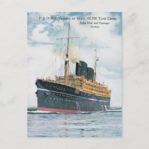 RMS Viceroy of India Postcard