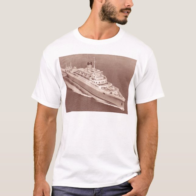 RMS Windsor Castle, Union Castle line T-Shirt (Front)