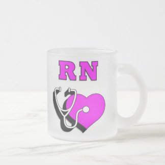 RN Care Frosted Glass Coffee Mug