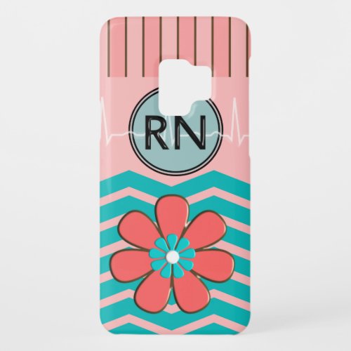 RN Chevron Pattern Pink and Blue Case_Mate Samsung Galaxy S9 Case