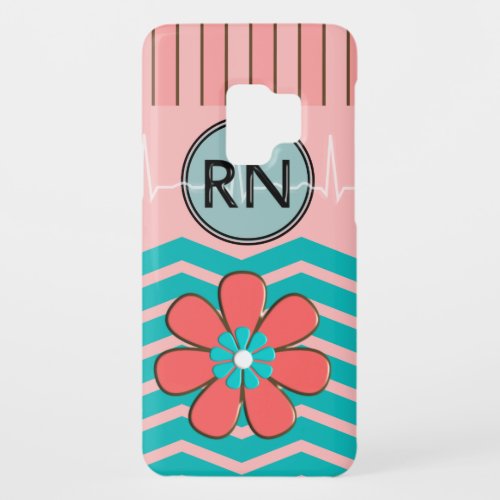 RN Chevron Pattern Pink and Blue Case_Mate Samsung Galaxy S9 Case