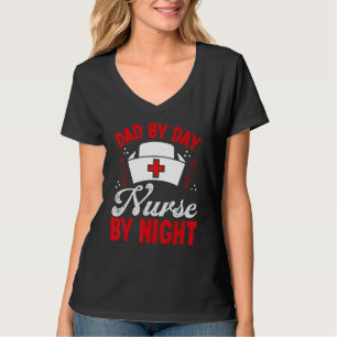 RN CNA Appreciation Nursing Dad Night Shift Nurse T-Shirt