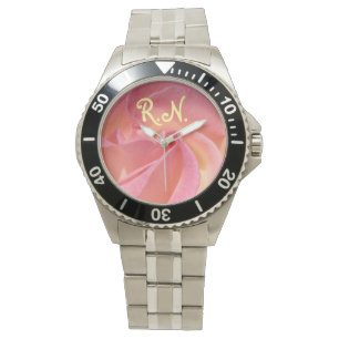 RN gifts Nurses Pink Rose Watches Nursing