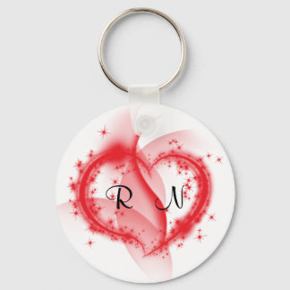 RN heart Keychain