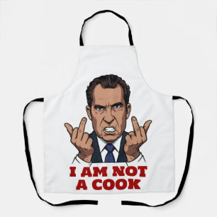 RN I AM NOT A COOK APRON