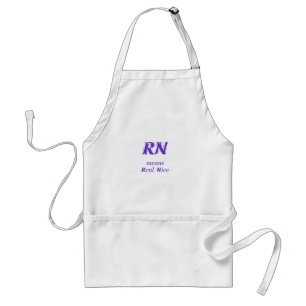 RN in purple Adult Apron