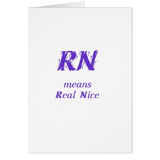 RN in purple Cards (Front)