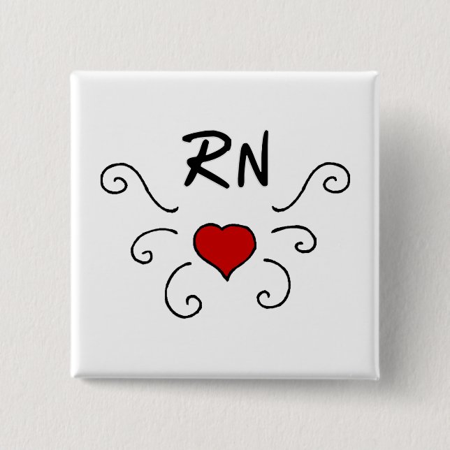 RN Love Tattoo Button (Front)