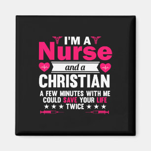 Rn Lvn Cna Nurse Grad Christian Cool Nursing Gradu Magnet