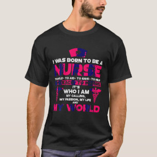 RN LVN CNA Nurse Life Passion Cool Nursing Graduat T-Shirt