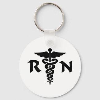 RN Medical Symbol Keychain