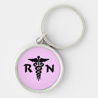 RN Medical Symbol Keychain