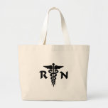 RN Medical Symbol Large Tote Bag