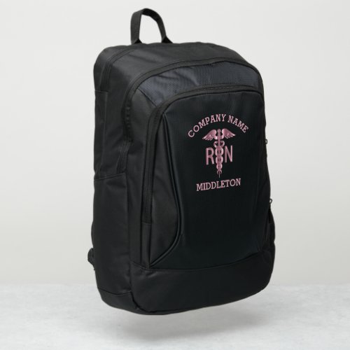 RN Medical Symbol _ Pink  Port Authority Backpack