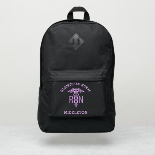 RN Medical Symbol _ Purple  Port Authority Backpack