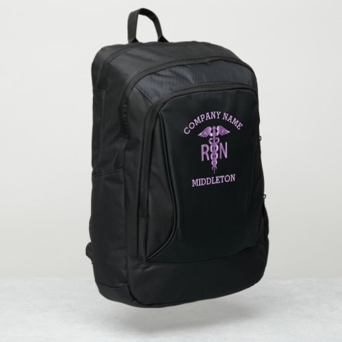 RN Medical Symbol _ Purple Port Authority Backpack