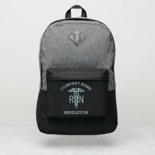 RN Medical Symbol - Teal Port Authority® Backpack