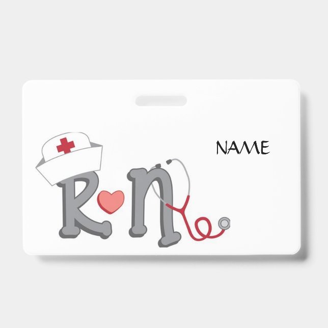 RN Name Badge (Front)