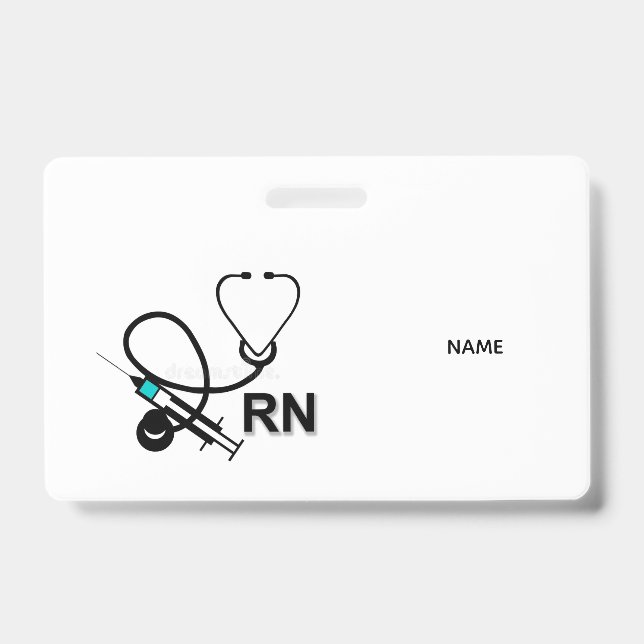 RN Name Badge (Front)