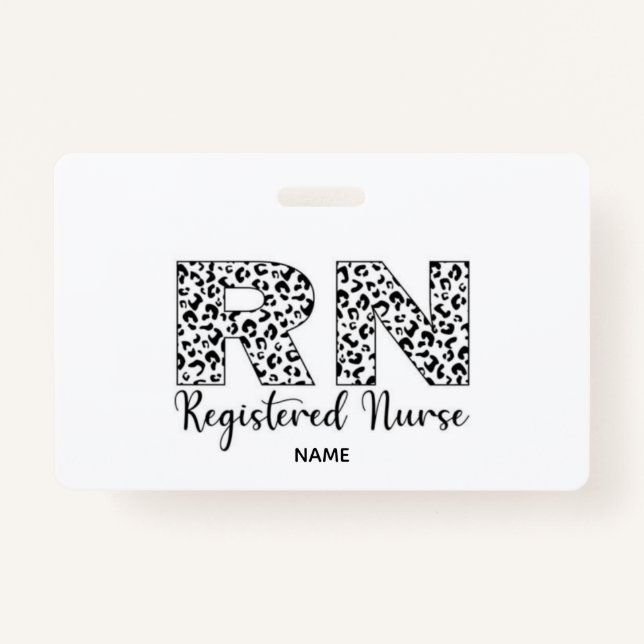 RN Name Badge (Front)