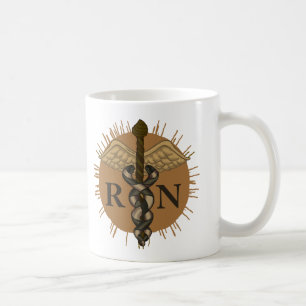 RN Nurse Caduceus Coffee Mug