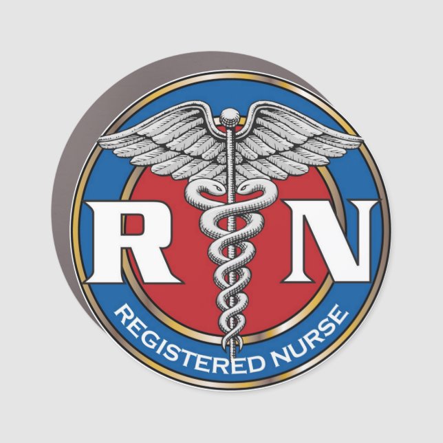 RN Nurse Car Magnet (Front)