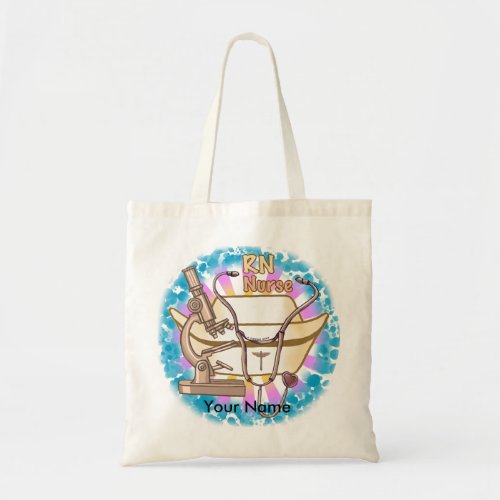 RN Nurse Collage tote bag