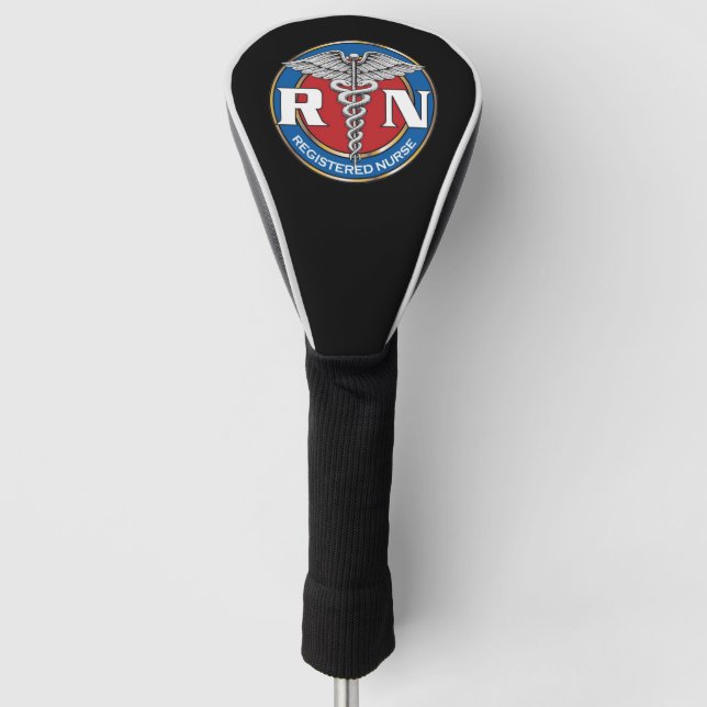 RN Nurse Golf Head Cover (Front)