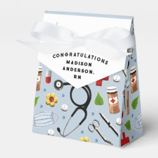 RN Nurse Graduation Favor Box