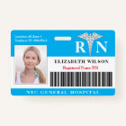 RN Nurse | Hospital Medical Employee Photo ID