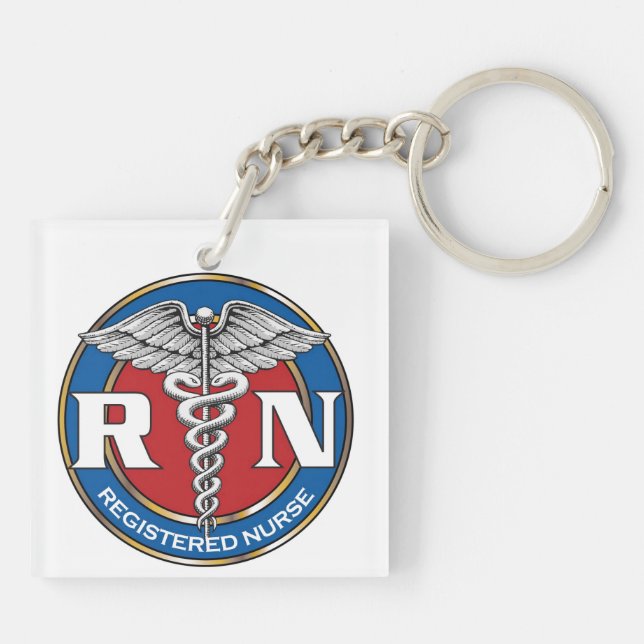 RN Nurse Keychain (Back)