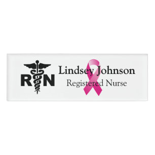 RN Nurse Name and Position Name Tag