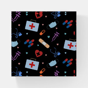 RN Nurse Nursing Student Doctor Medical Pattern Paperweight