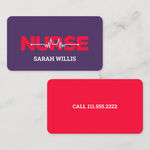 RN Nurse Practitioner Business Card