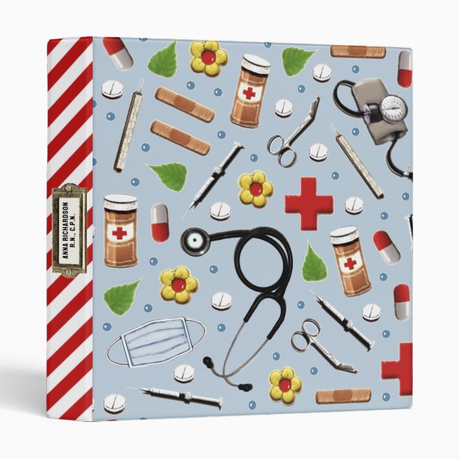 RN Nurse Scrapbook Binder (Front/Spine)