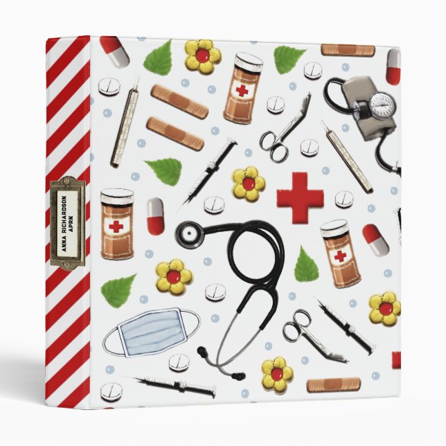 RN Nurse Scrapbook Binder (Front/Spine)