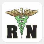 RN Nurses Medical Symbol Classic Round Sticker | Zazzle