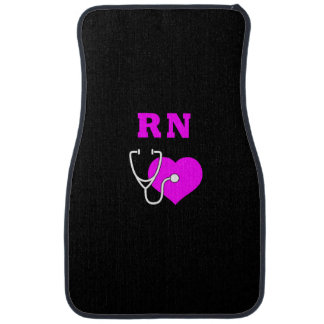 RN Nurses Care Car Mat