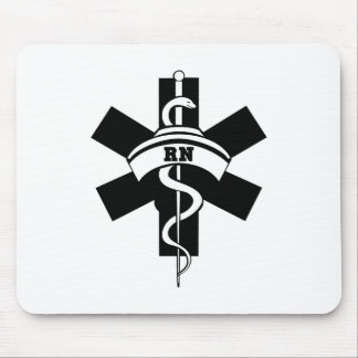 RN Nurses Medical Symbol Mouse Pad