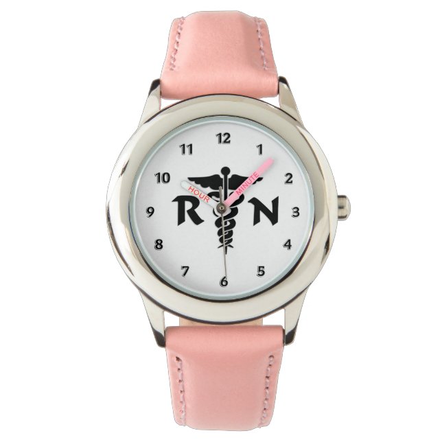 RN Nurses Medical Symbol Watch (Front)