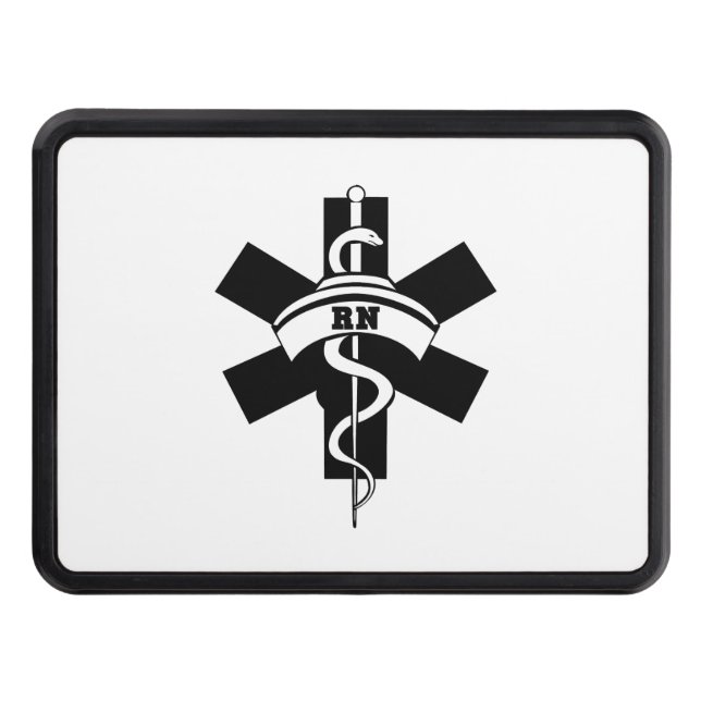 RN Nurses Trailer Hitch Cover (Front)