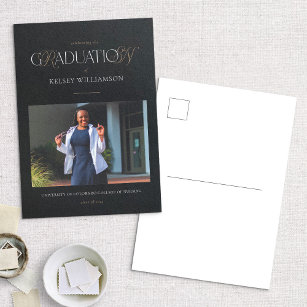 RN Nursing Degree Photo Graduation Announcement Postcard