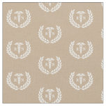 RN Nursing School Graduation Pattern Beige Fabric