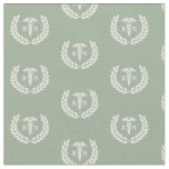 RN Nursing School Graduation Pattern Sage Green Fabric