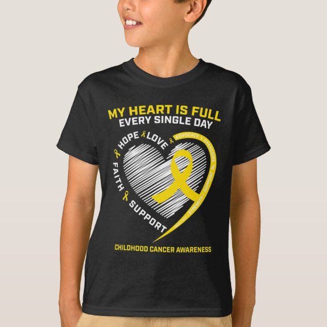 RN Pediatric Oncologist Childhood Cancer Awareness T-Shirt (Front)