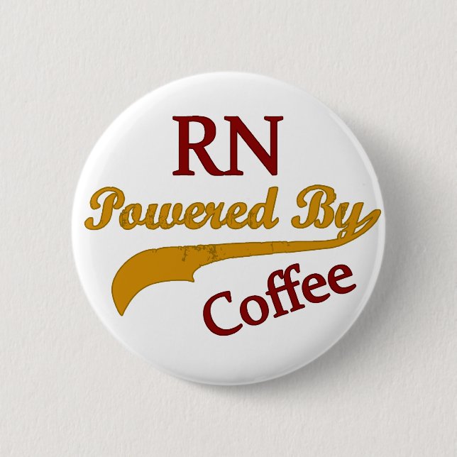 RN Powered By Coffee Button (Front)
