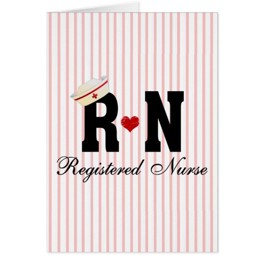 RN Registered Nurse Cards (Front)