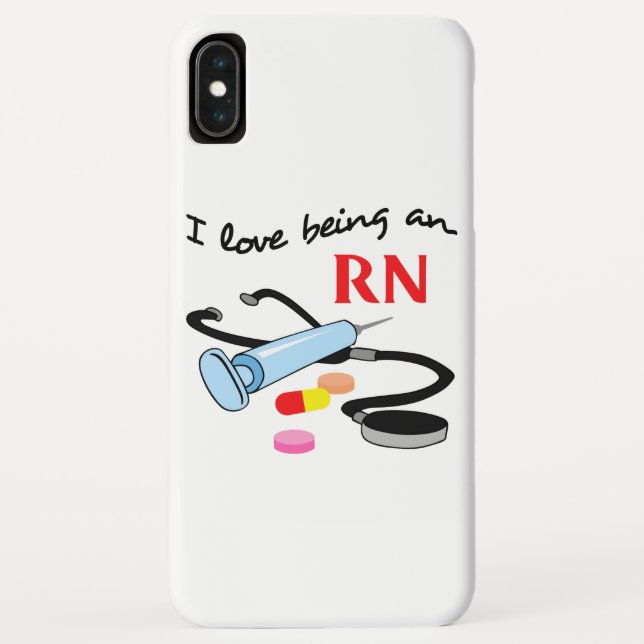 RN Registered Nurse Case-Mate iPhone Case (Back)