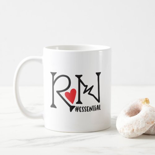 RN Registered Nurse Essential Staff Coffee Mug