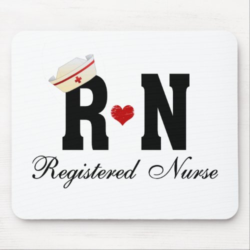 RN Registered Nurse Mouse Pad